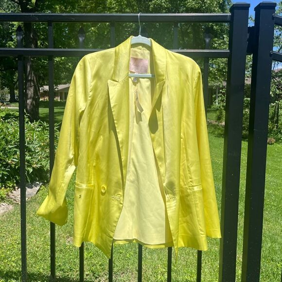 Anthropologie Hutch Satin Blazer NWT - Picture 9 of 14